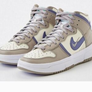 🆕 NIKE" DUNK  HIGH UP  "IRON PURPLE" SNEAKERS